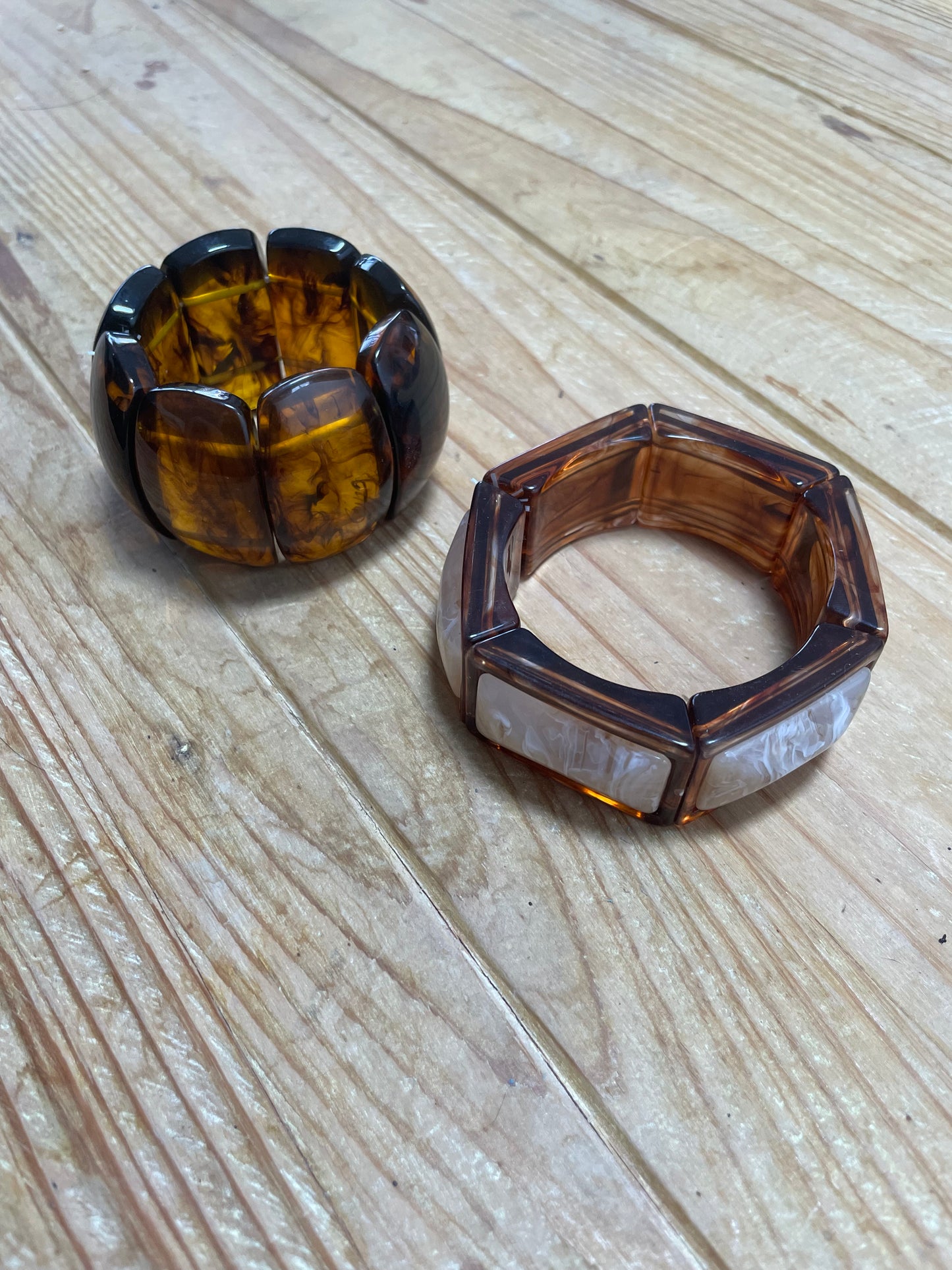 Bracelet Marron Ambré