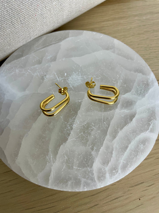 Boucles d'oreilles La Jumelle