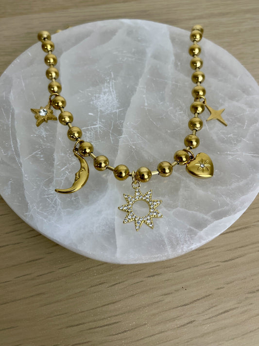 bijoux dorés en acier inoxydable Madame Charles