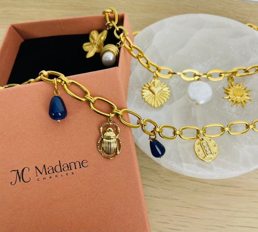 cadeaux bijoux dorés Madame Charles 