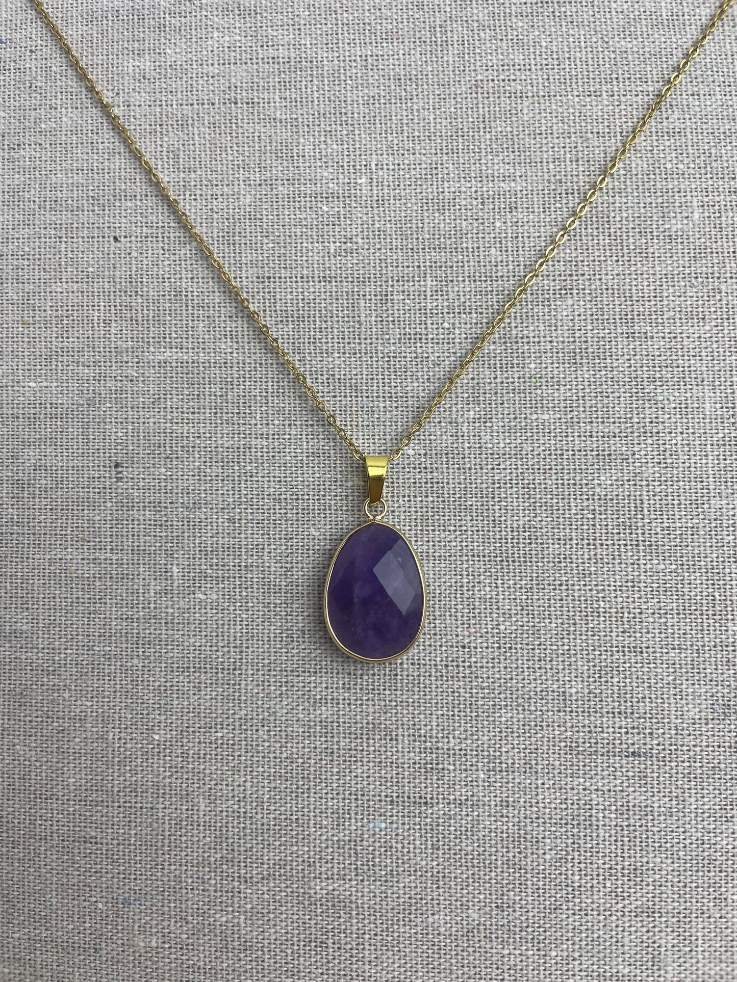 Collier pendentif Améthyste