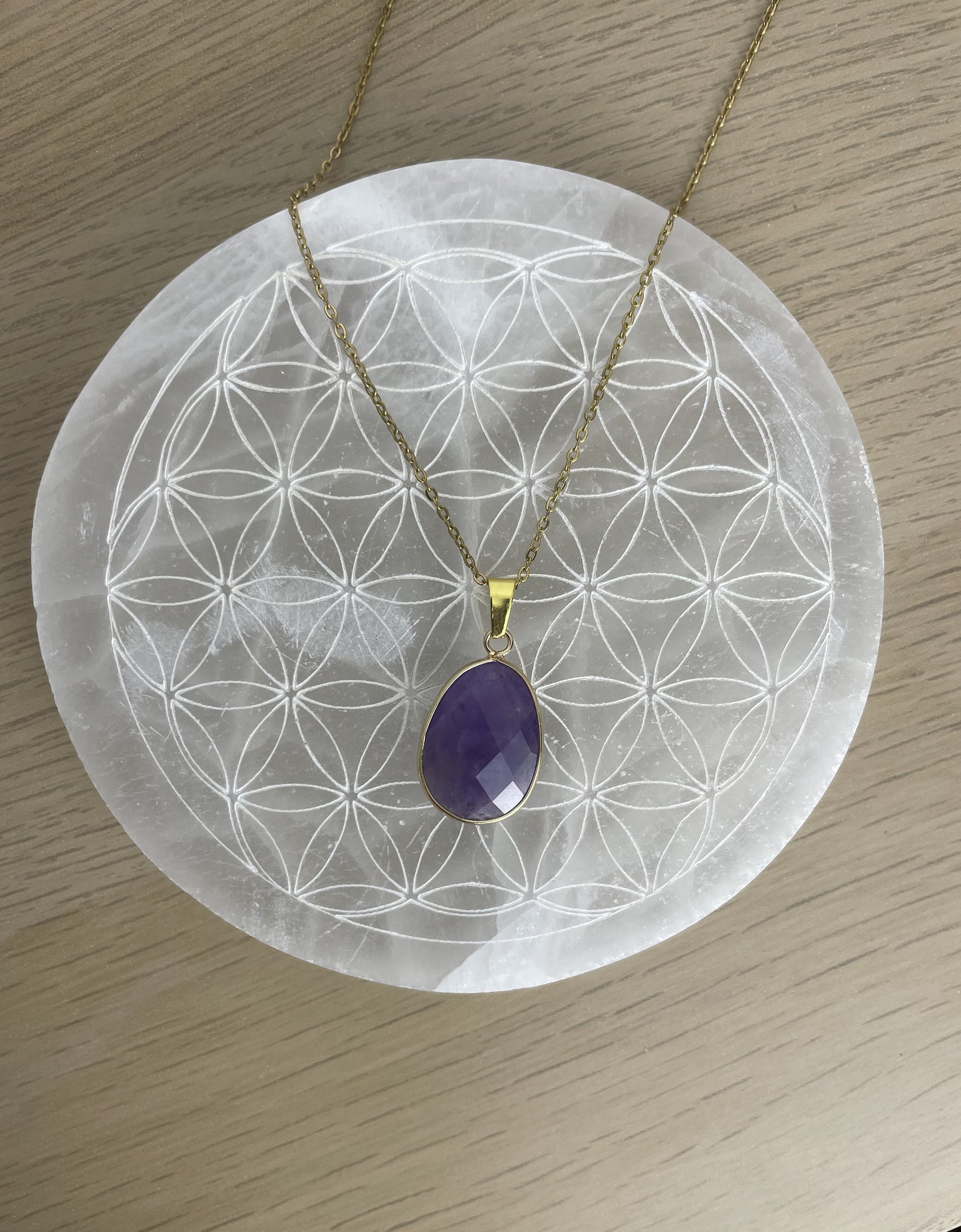 Collier pendentif Améthyste