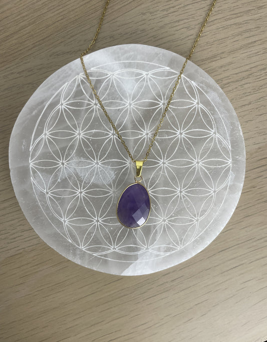 Collier pendentif Améthyste