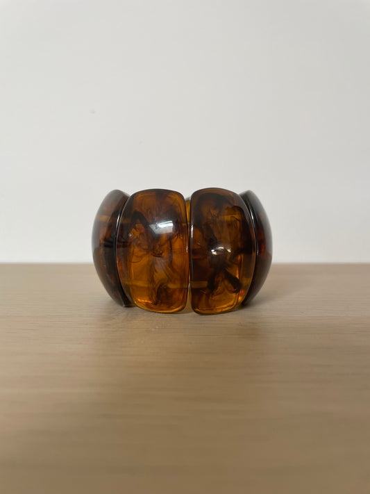 Bracelet Marron Ambré