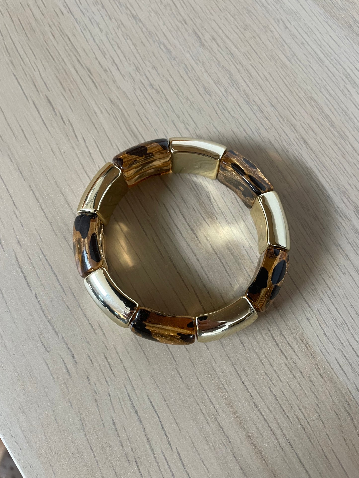 Bracelet Doré Léopard