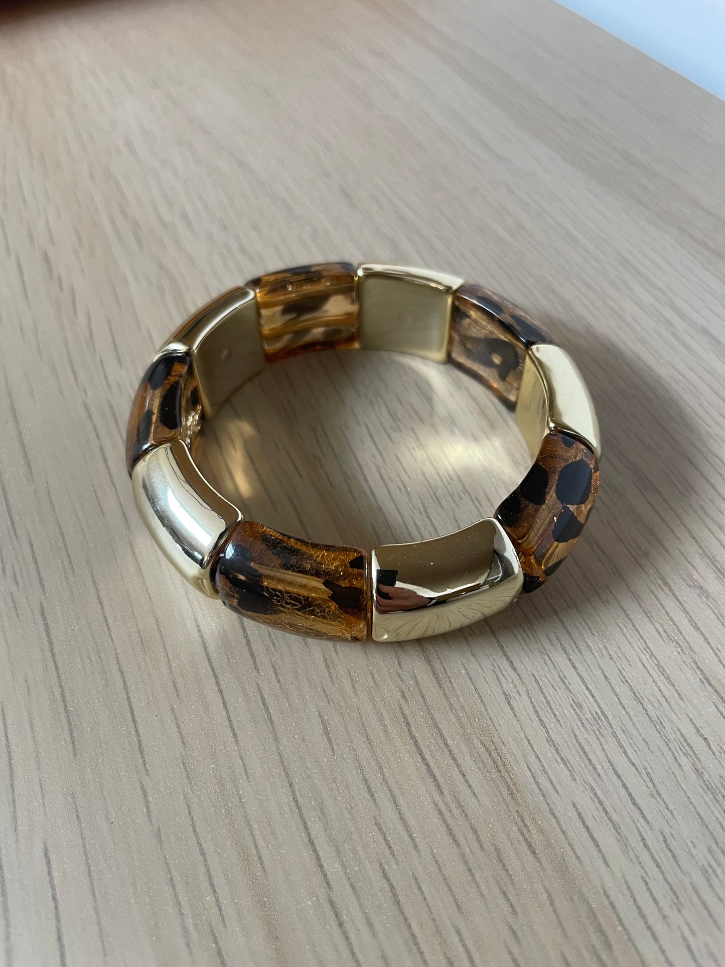 Bracelet Doré Léopard
